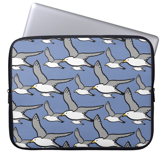 High Flying Birds Design Laptop Sleeve (Front)