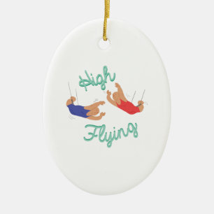 High Flying Ceramic Tree Decoration