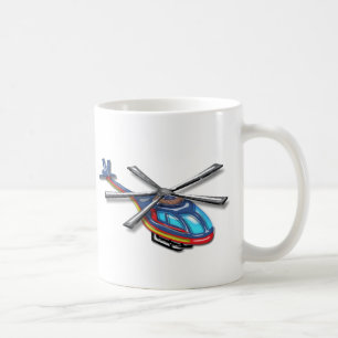 High Flying Helicopter Coffee Mug