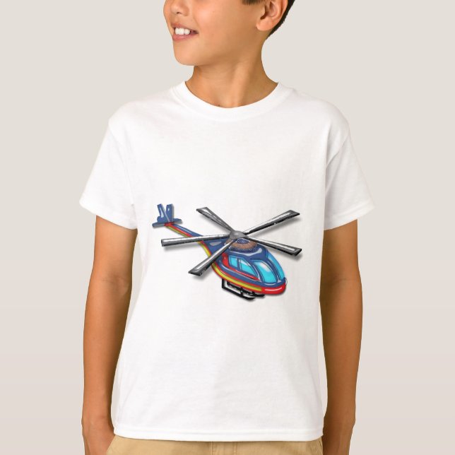 High Flying Helicopter T-Shirt (Front)