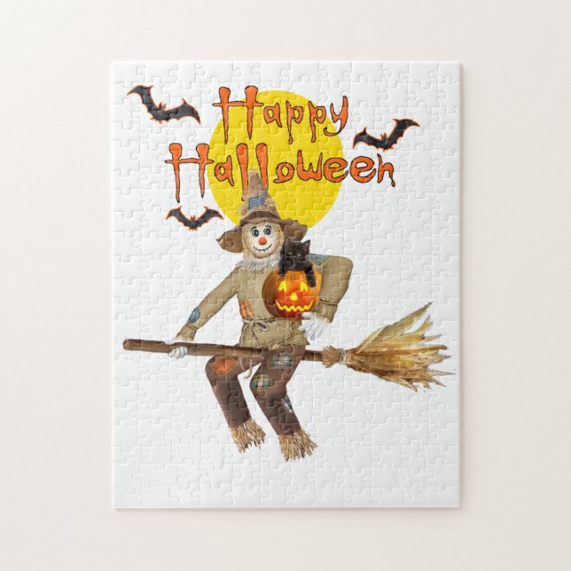 High Flying Scarecrow Jigsaw Puzzle (Vertical)