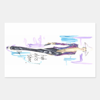 High Gloss Shine! Rectangular Sticker