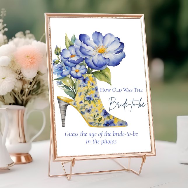 High-Heel  "How Old Was the Bride-to-Be" game Table Number (Creator Uploaded)