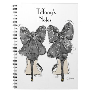 high heel shoe fashion notebook