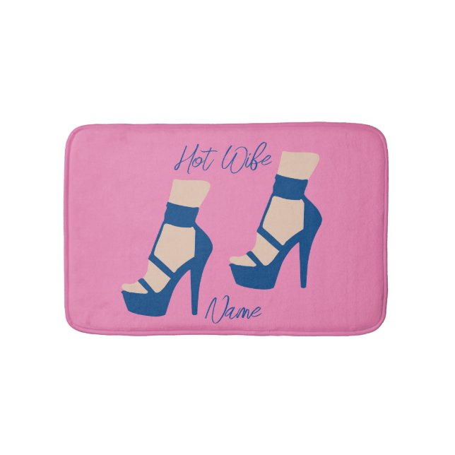 High Heel Shoe Thunder_Cove Bath Mat (Front)