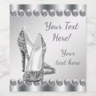 High Heel Shoe Wine Bottle Labels