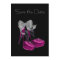 High Heel Shoes Hot Pink Black Save The Date