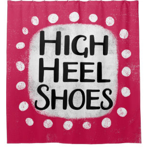 High Heel Shoes Shower Curtain