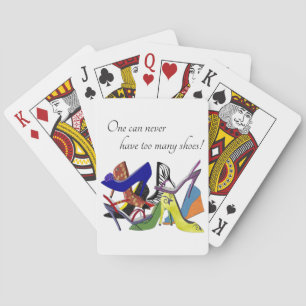 High Heeled Shoes Playing Cards