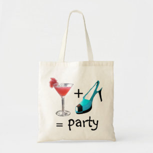 High Heels and Cocktails Tote Bag