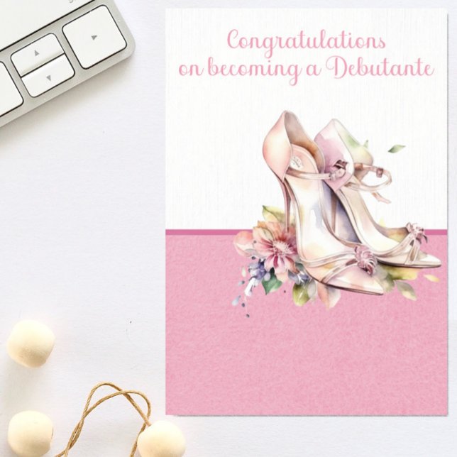 High Heels for Debutante Ball Card (Creator Uploaded)