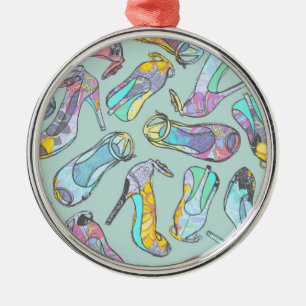 High Heels Metal Tree Decoration