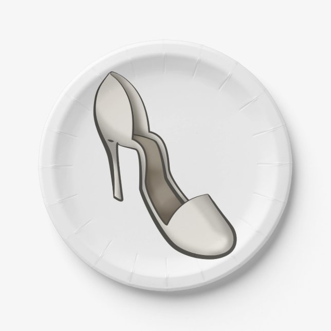 High Heels Paper Plate (Front)