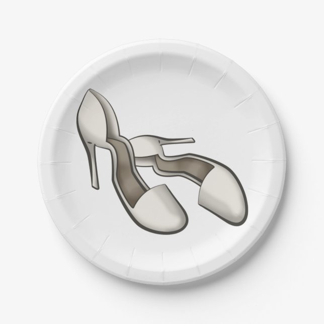 High Heels Paper Plate (Front)