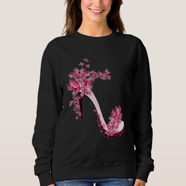 High Heels Princess Wears Sweatshirt (Front)