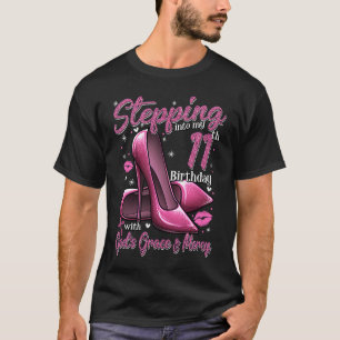 High Heels Stepping Into My 11th Birthday 11 and F T-Shirt
