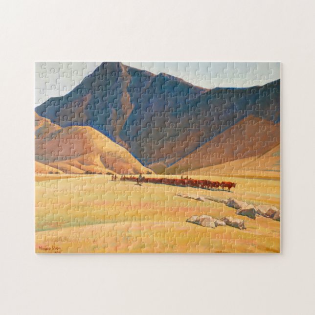 High Hills of Tehachapi by Maynard Dixon Jigsaw Puzzle (Horizontal)