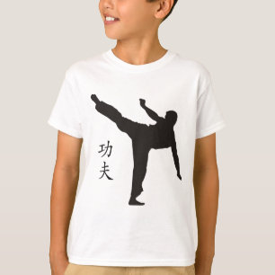 High Kick/Kung Fu Kanji T-Shirt
