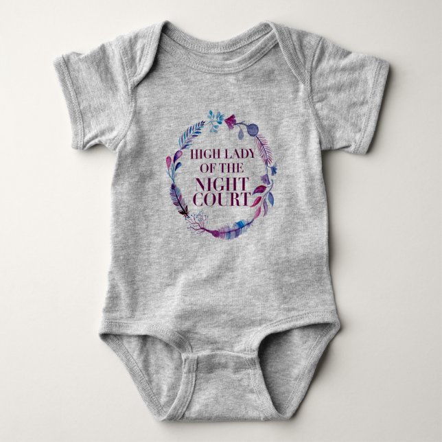 High Lady Of The Night Court Baby Bodysuit (Front)