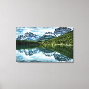 High Lake Reflection Canvas Print