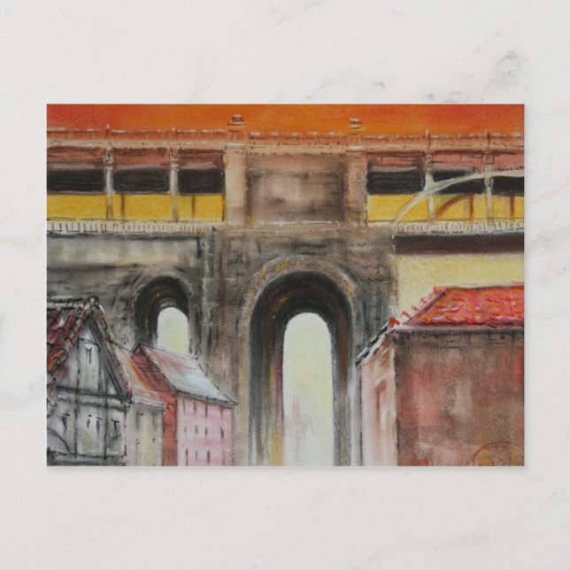 High Level Bridge, England Postcard (Front)