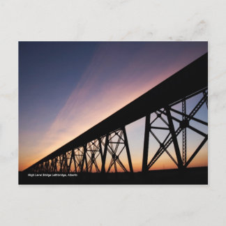 High Level Bridge Lethbridge Postcard