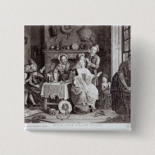 High Life Below Stairs 15 Cm Square Badge