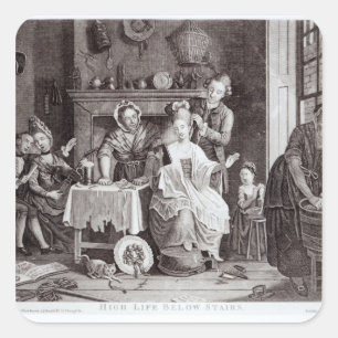 High Life Below Stairs Square Sticker