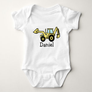High Lift Backhoe Baby Bodysuit