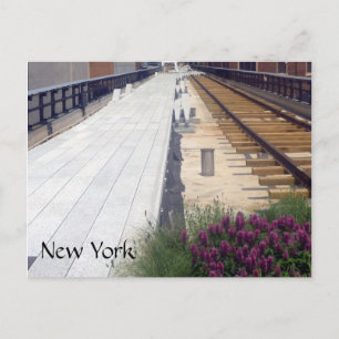 high line rails postcard