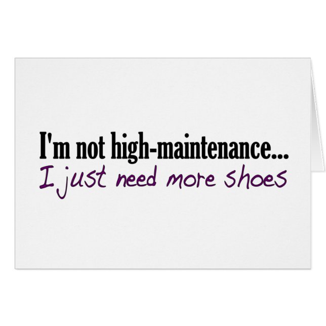 High Maintenance Shoes (Front Horizontal)