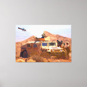 HIGH MOBILITY MULTIPURPOSE WHEELED VEHICLE 40x60 Canvas Print