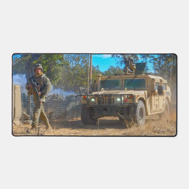 HIGH MOBILITY MULTIPURPOSE WHEELED VEHICLE DESK MAT (Front)