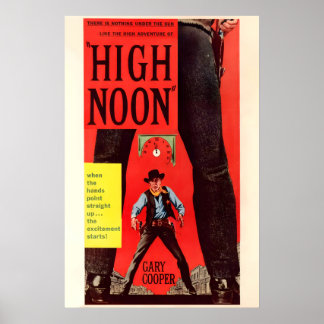 High Noon 1952 Movie POSTER PRINT A5-A1 Gary