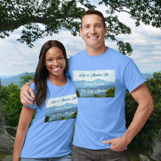 High on Mountain Air Blue Ridge Mountains NC T-Shirt (Creator Uploaded)