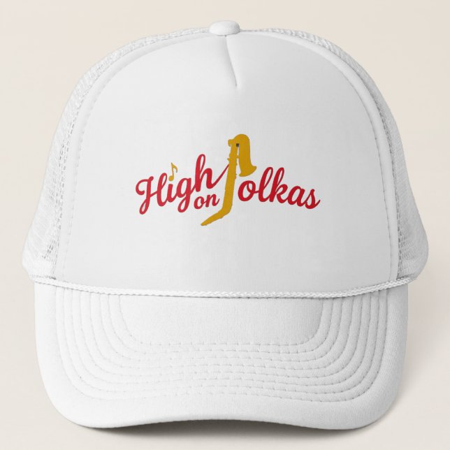 High on Polkas Logo Hat (Front)