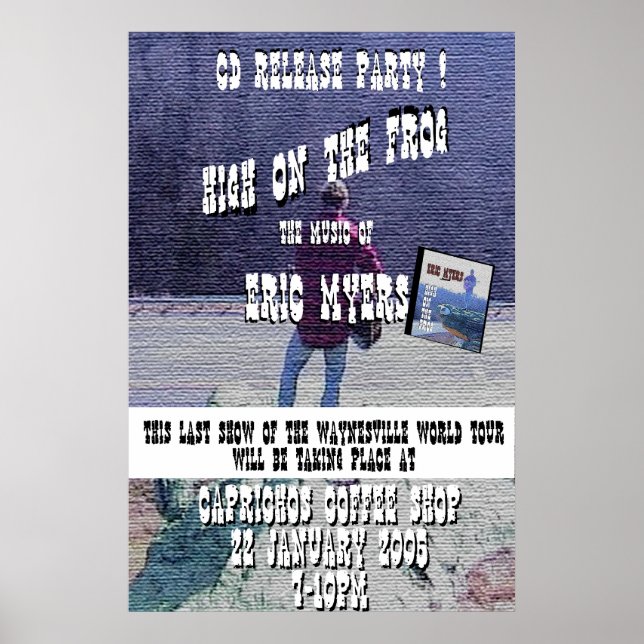 High on the Frog Poster (Front)