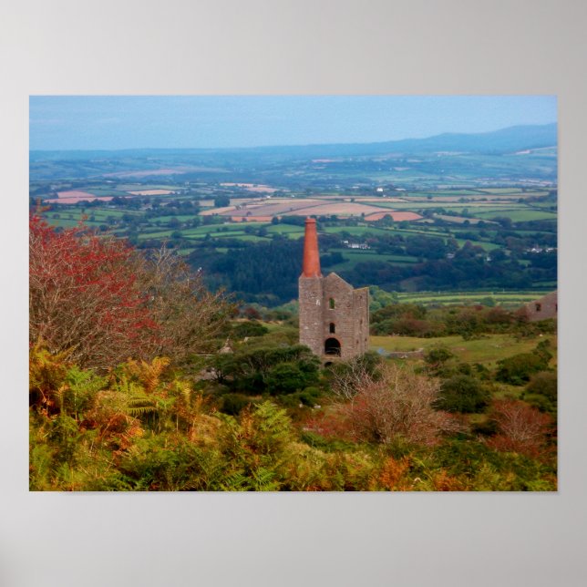 High on the Moors Bodmin Moor Cornwall England Poster (Front)