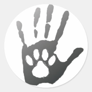 High Paw Classic Round Sticker