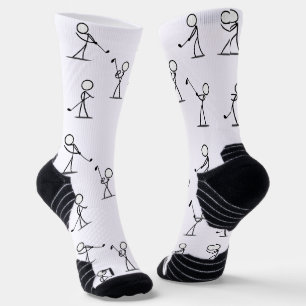 High-Performance Athletic Crew Golf Socks