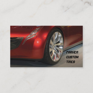 High Performance Auto Sales and Service Business Card