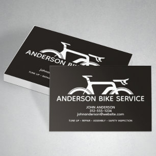 High Performance Bike Repair Maintenance Coaching Business Card