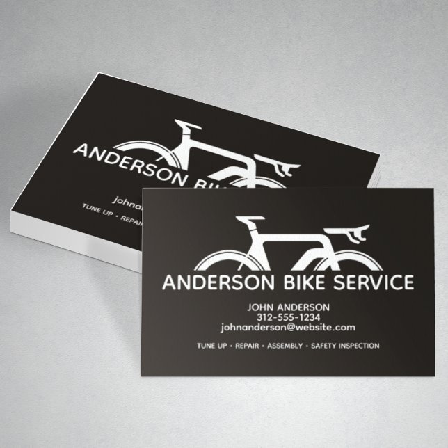 High Performance Bike Repair Maintenance Coaching Business Card (Creator Uploaded)