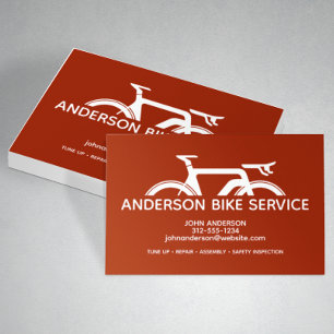 High Performance Bike Repair Maintenance Coaching Business Card