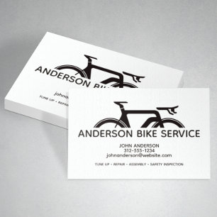 High Performance Bike Repair Maintenance Coaching Business Card