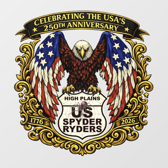 High Plains Chapter - Decal Eagle USA250 (Sheet)