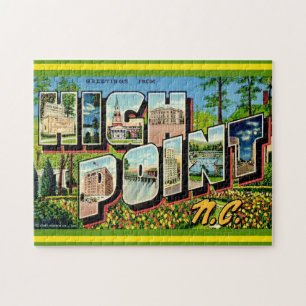 High Point NC 11x14 Postcard Jigsaw Puzzle
