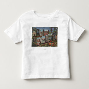 High Point, North Carolina - Large Letter Scenes Toddler T-Shirt