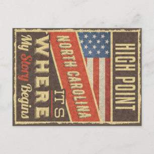 High Point North Carolina Postcard