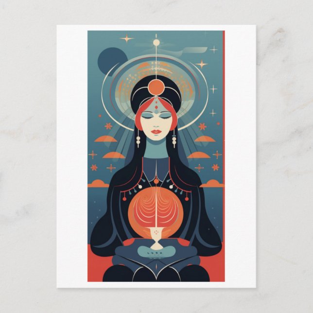 High Preistess Postcard (Front)